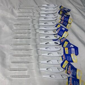15 Count - Flexible Nylon Fibers QUICKIE Spout Brushes, Cleans Sinks & Drains